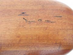 Dean Santner Artist Made Koa Wood Oval Jewelry Box With Velvet Lined Drawer by Dean Santner - 1022235