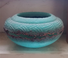 Deanna Clayton Turquoise Bowl ca 1980 - 4150986