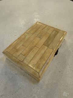 Decorative Box with Black Velvet Interior 1970s - 4518576