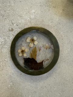 Decorative Brass Bowl With Floral Lid - 4516054