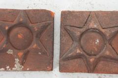 Decorative English Terra Cotta Star Bricks - 1878899