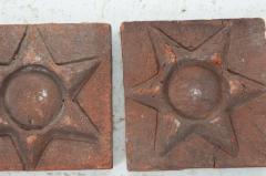 Decorative English Terra Cotta Star Bricks - 1878911