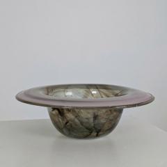 Decorative Glass Bowl in Smoky Colours Mikko Merikallio Studio Merikallio 1981 - 4470453