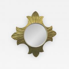 Decorative Gold Leaf Mirror - 1879829