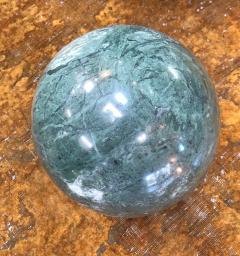 Decorative Green Marble Sphere Italy - 1027131