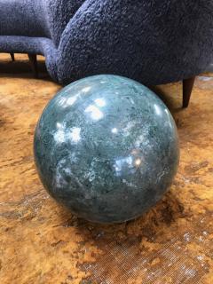 Decorative Green Marble Sphere Italy - 1027135