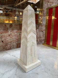 Decorative Italian Wood Obelisk 1970s - 2359015