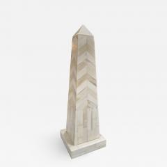 Decorative Italian Wood Obelisk 1970s - 2360858