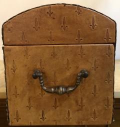 Decorative Leather Jewelry Box with a Key - 2976845