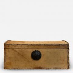 Decorative Leather Jewelry Box with a Key - 2979774