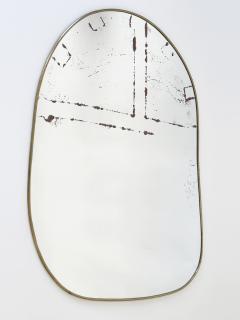 Decorative Mid Century Modern Asymmetric Wall Mounted Mirror Germany 1950s - 4472718