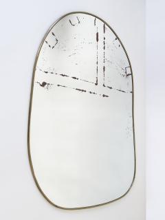 Decorative Mid Century Modern Asymmetric Wall Mounted Mirror Germany 1950s - 4472720