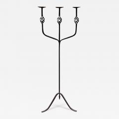 Decorative Rustic Iron Candelabra Floor Candle Stand - 3751184