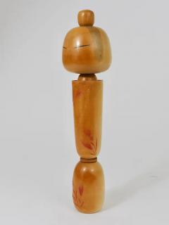 Decorative Sadao Kishi Kokeshi Doll Sculpture from Japan Hand Painted - 4057501