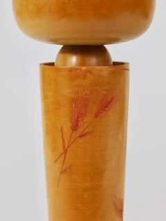 Decorative Sadao Kishi Kokeshi Doll Sculpture from Japan Hand Painted - 4057557