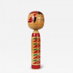 Decorative Togatta Kokeshi Doll Sculpture from Northern Japan Hand Painted - 4061028