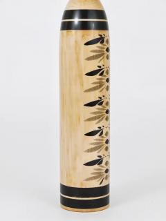 Decorative Togatta Kokeshi Doll Sculpture from Northern Japan Hand Painted - 4055585