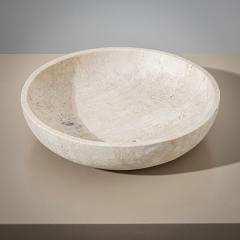 Decorative Travertine Bowl 21st Century - 4431117