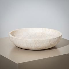 Decorative Travertine Bowl 21st Century - 4431118
