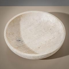 Decorative Travertine Bowl 21st Century - 4431120