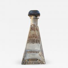 Decorative pyramid Crystal Bottle Italy 1960s - 2310324