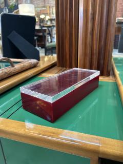 Deep Red Vintage Italian Box - 4274734