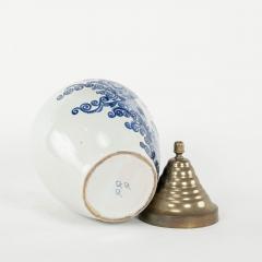 Delft Blue and White Manilla Tobacco Jar - 3313902