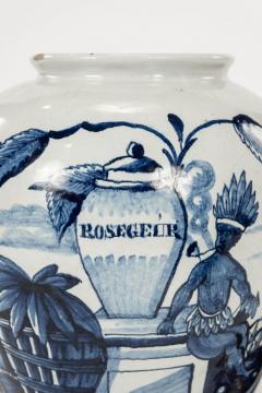 Delft Blue and White Rosegeur Tobacco Jar - 3430658