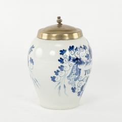 Delft Blue and White Toeback Tobacco Jar - 3315417