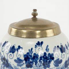 Delft Blue and White Toeback Tobacco Jar - 3315424