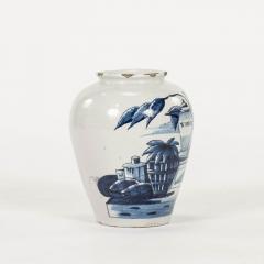 Delft Blue and White W Snuif Tobacco Jar - 3430790