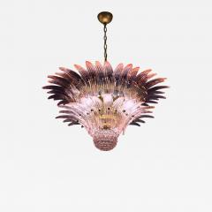 Delicious Pink Murano Palmette Chandelier - 2021526