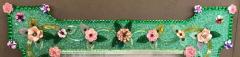 Delicious Venetian Murano Glass Mirror with Multicolor Flowers - 2156959