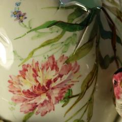 Delphin Massier Majolica Birds on Bamboo Vase - 4263122