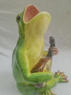 Delphin Massier Palissy majolica Frog Massier pay attention to the size of the piece - 4570112