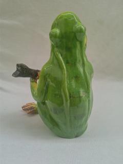 Delphin Massier Palissy majolica Frog Massier pay attention to the size of the piece - 4570116