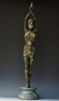 Demetre Haralamb Chiparus Bronze figure of Starfish Dancer - 4780380