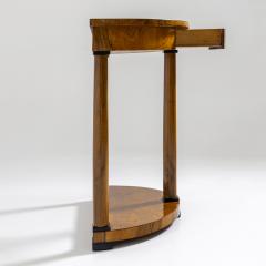 Demi Lune Console Table in Walnut Germany 19th Century - 4424262