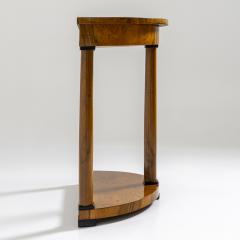 Demi Lune Console Table in Walnut Germany 19th Century - 4424263