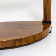 Demi Lune Console Table in Walnut Germany 19th Century - 4424265