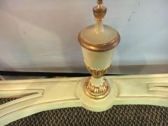 Demilune Console Or Serving Table French Maison Jansen Ribbon Form Marble top - 3005167