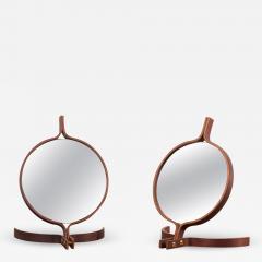 Den Permanente 1 of 4 Hand or Table Mirror by Bech Starup for Den Permanente Copenhagen - 2347262