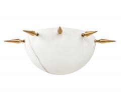 Denis de la Mesiere SPIKE 380 half moon wall sconce - 3003620