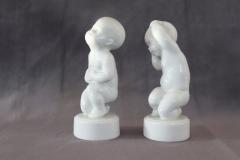 Denmark Porcelain Set of 2 Figurines Bing Grondahl - 3518807
