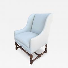 Dennis Leen 18th C Style Dennis Leen Wingback Arm Chair W Nancy Corzine Upholstery - 4716738