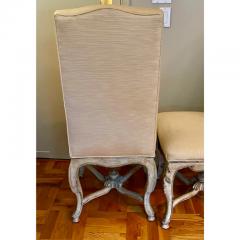 Dennis Leen 19th C Style Dennis Leen Greige Italian High Back Side Chairs - 2777464