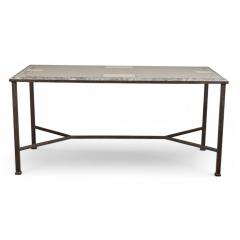 Dennis Leen Dennis Leen Formations Italian Wrought Iron Scagliola Marble Table - 4558163
