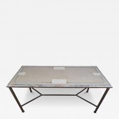 Dennis Leen Dennis Leen Formations Italian Wrought Iron Scagliola Marble Table - 4559240