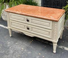 Dennis Leen Dennis Leen Marble Top Low Commode Nightstand Side Table - 1953989