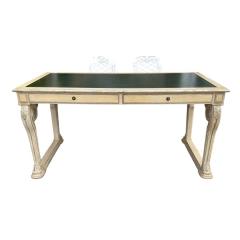 Dennis Leen Dennis Leen Regency Style Painted Leather Top Writing Table Desk - 4523628